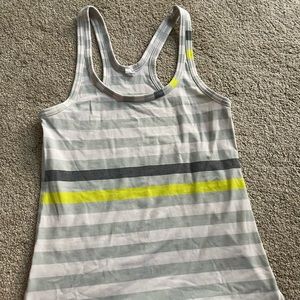 EUC Lululemon striped tank, size 8